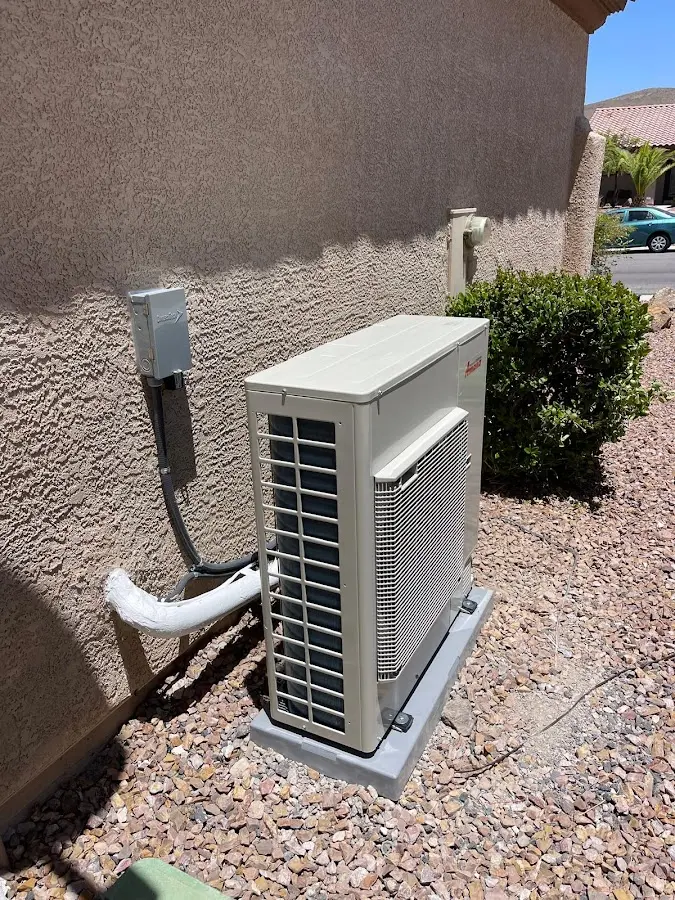 Residential air conditioning condenser unit in Ruidoso